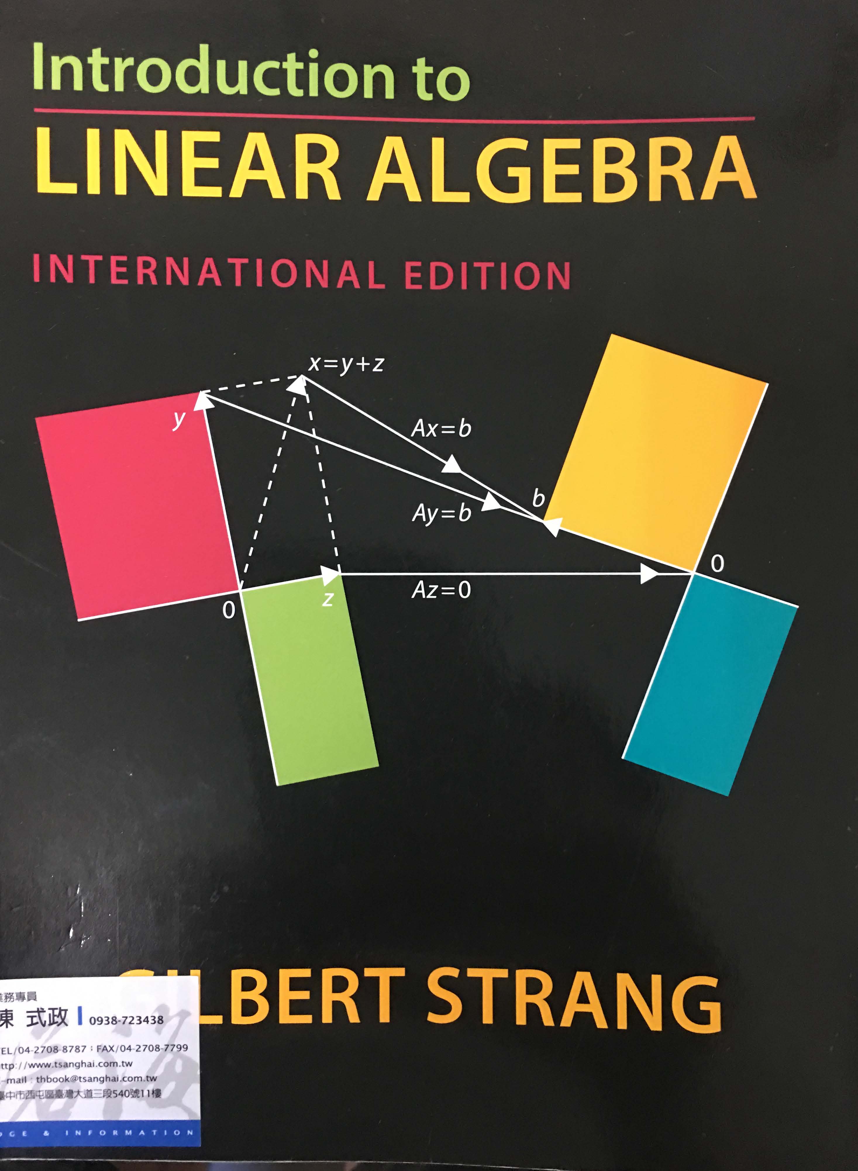 MA2008B: LINEAR ALGEBRA II, Spring 2020